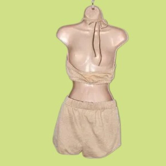 NWOT Junie Clothing 2PC Terru Short & Tube Halter Set - Picture 2 of 3